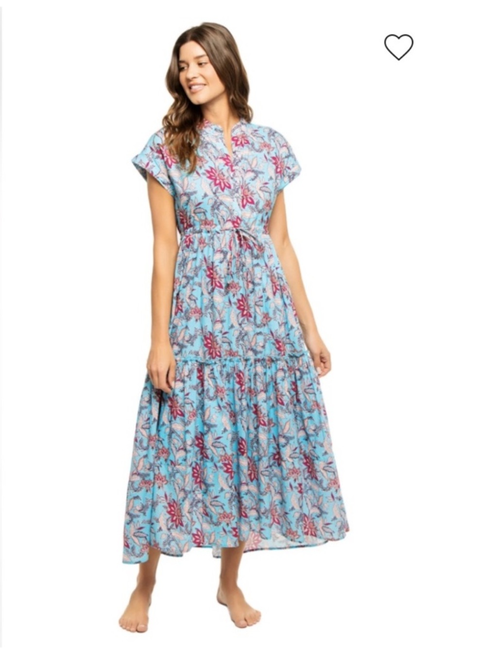 RO’s Garden Mumi Dress in Tenango Print Blue
